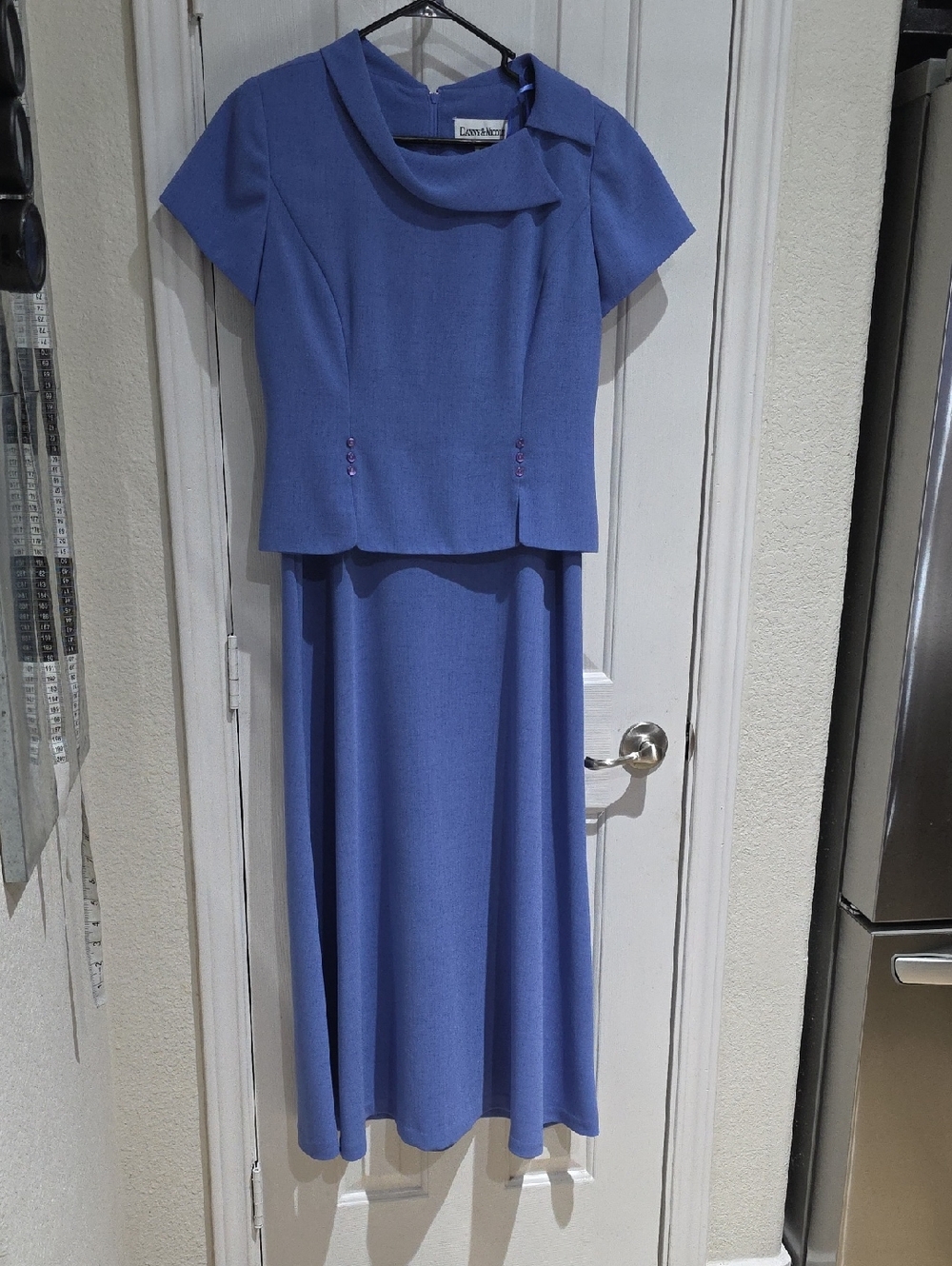 Danny & Nicole Vintage Elegant Lavender One Piece Dress Size 10